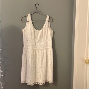 White lace lilly pulitzer dress